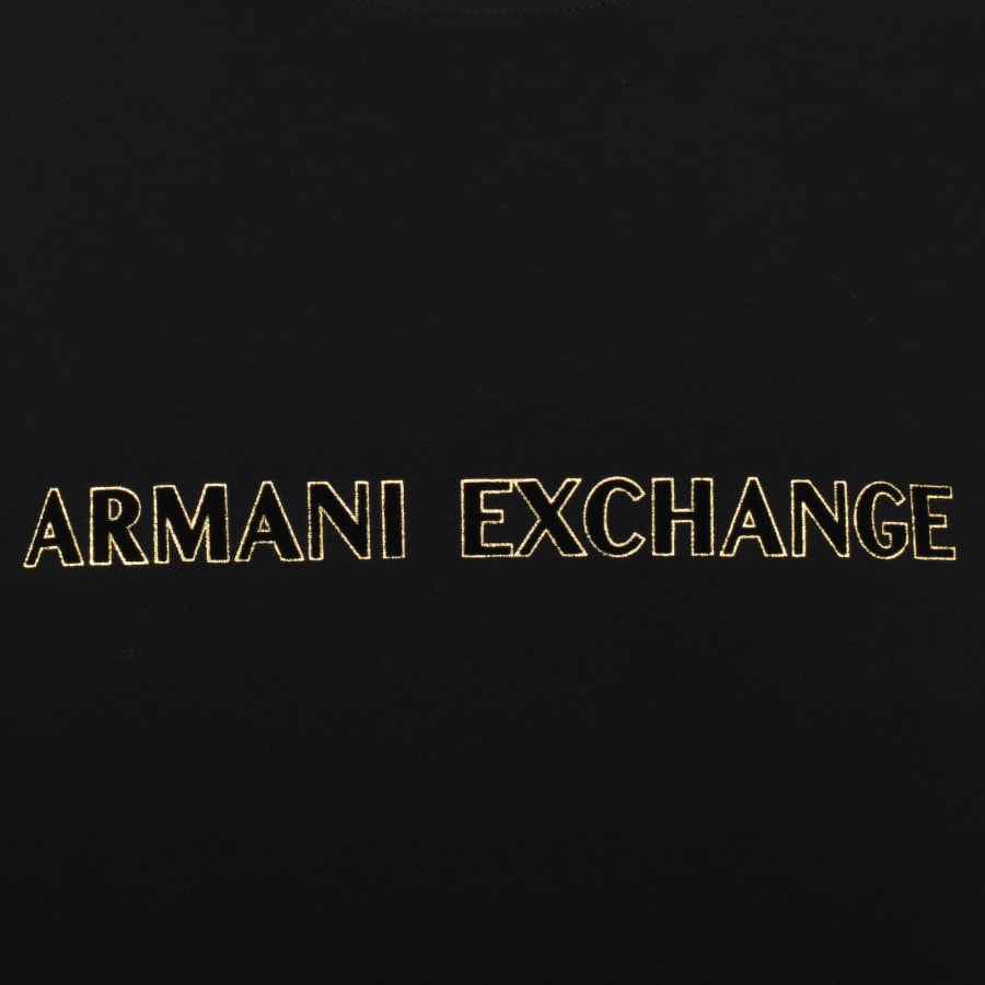 Armani Exchange Logo Sweatshirt Black | Mainline Menswear